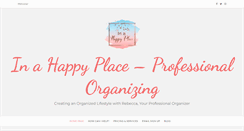 Desktop Screenshot of inahappyplace.com